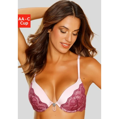 Abbildung von Lascana Versteller Pushup BH, Damen, Größe: 70C, Lila mauve
