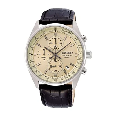 Abbildung von Seiko Chronograph, Herren, Größe: One Size, Gelb