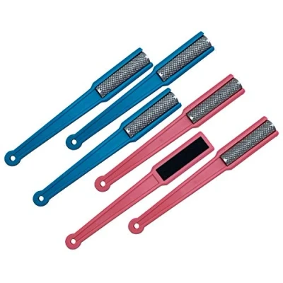 Abbildung von Iloda® 6x Hornhautraspel, Hornhautentferner, Hornhauthobel, Hornhautfeile, Hühneraugen, Hornhaut grob und fein entfernen