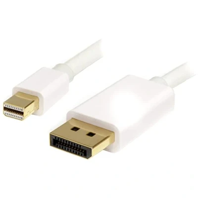 Abbildung von StarTech.com 2m Mini DisplayPort auf 1.2 Kabel 4K x 2K UHD Adapter DP Monitorkabel mDP Konverterkabel (MDP2DPMM2MW)