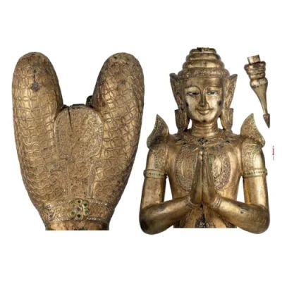 Abbildung von Komar Wandtattoo &quot;Buddha Größe 100 x 70 cm&quot;, (3 St.), selbstklebend, Wandsticker