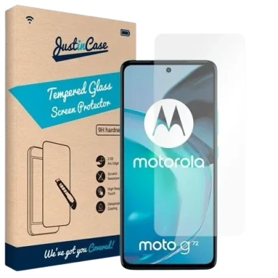 Abbildung von Just in Case Gehärtetes Glas Clear Displayschutzfolie Motorola Moto G72