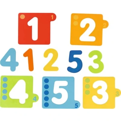 Abbildung von GOKI 57410 Zahlen Puzzle No aplica Rätsel, bunt