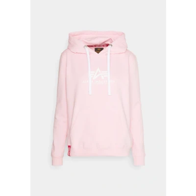 Abbildung von Alpha Industries NEW Basic Hoody Kapuzenpullover, Damen, Größe: Small, Pastel pink