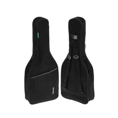 Abbildung von GEWA Konzertgitarre Gig Bag Basic 5mm für 1/4 1/8 (hochwertige Gitarrentasche aus reißfestem Cordura 600 Denier, 5 mm High Density Schaumstoffpolsterung) 211130