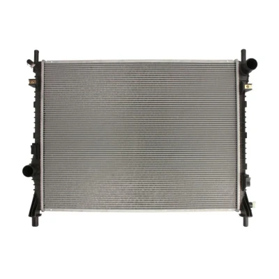 Abbildung von THERMOTEC D7G041TT Kühler, Motorkühlung Aluminium 488 642 32 Kühlrippen gelötet FORD USA: Mustang Mk6 Cabrio