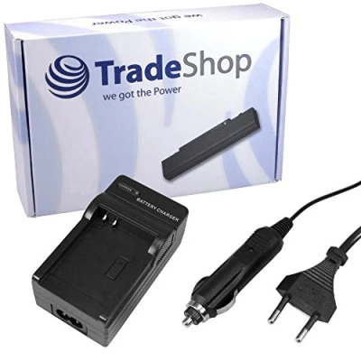 Abbildung von Akku Ladegerät Lader mit KFZ Adapter für Sony NP FM 50 51 70 71 90 91 QM 71D 91D 55 55H