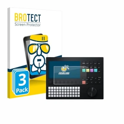 Abbildung von BROTECT Schutzglas für Polyend Tracker (3 Stück) Schutzfolie Panzer Folie Glas [Extrem Kratzfest 9H, Anti Fingerprint, Ultra Transparent]