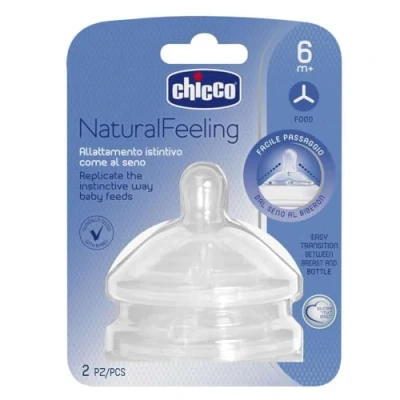 Abbildung von Chicco Silikonsauger Step UP New 6m+ Breisauger, 2 x 2er Pack