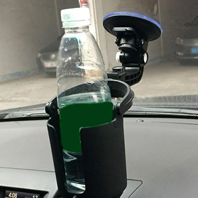 Abbildung von Roexboz 2 in 1 Flaschenhalter Kaffeebecher Halter und Organizer das Auto mit Saugnapf Universal Becherhalter Behälter Aufbewahrung Autositz