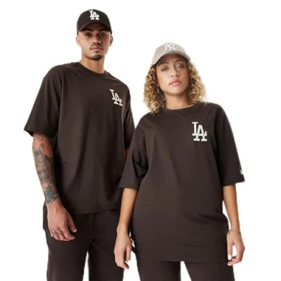 Abbildung von New Era MLB LOS Angeles Dodgers League Essentials TEE Vereinsmannschaften, Herren, Größe: Medium, Brown