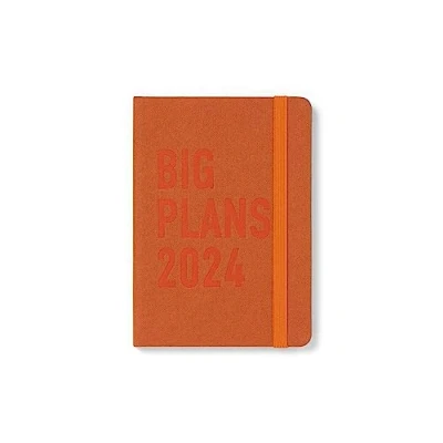 Abbildung von Letts of London Big Plans A6 Tag pro Seite mit Terminen mehrsprachig Rust 2024