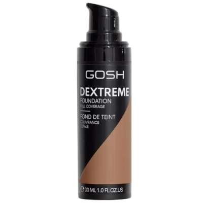 Abbildung von GOSH Dextreme Full Coverage Foundation 30ml I flüssiges, feuchtigkeitsspendendes Make up für makellosen Teint veganes Gesichts Makeup mit hoher Deckkraft Pickel &amp; Augenringe abdecken 006 Honey