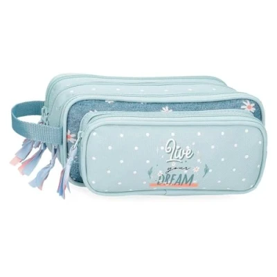 Abbildung von Movom Live Your Dreams Federmäppchen, grün, 22 x 10 11 cm, Polyester von Joumma Bags, Etui