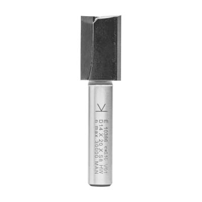 Abbildung von ENT 10386 Nutfräser HW, Schaft (S) 8 mm, Durchmesser (D) 14 NL 20 SL 32 GL 52 mm