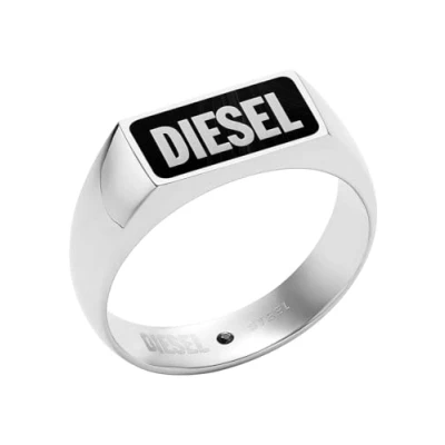 Abbildung von Diesel Herren Siegelring Achat schwarz, DX15120408