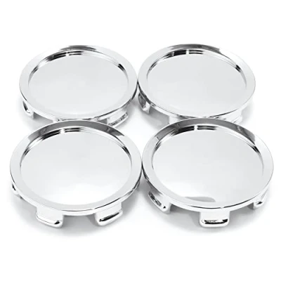 Abbildung von RhinoTuning 4 Stück Radnabenkappen für OZ Racing Nabendeckel OD 74,5 mm ID 70 mm, Chrom Radnabenabdeckung Geeignet Superforgiata S2000 ap2v2 Rad, M608 M242 81310409 Felgendeckel