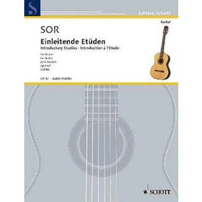 Abbildung von Einleitende Etüden: op. 60. Gitarre.: guitar. (Edition Schott)