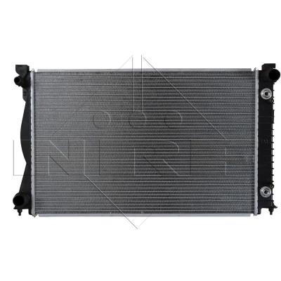 Abbildung von NRF 58360 Kühler, Motorkühlung Aluminium 677 428 26 mit Dichtring Kühlrippen gelötet AUDI: A6 C6 Avant, Limousine, Allroad