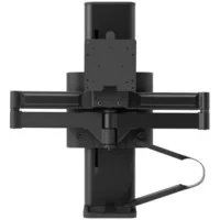 Abbildung von ERGOTRON TRACE Monitorhalterung in Schwarz Monitor Tischhalterung mit patentierter CF Technologie für Bildschirme bis 38 Zoll, 27.9cm Höhenverstellung, VESA Standard und 15 Jahre Garantie