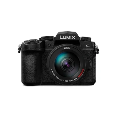 Abbildung von Panasonic LUMIX DC G97HE spiegelloses Kameragehäuse mit H FSA14140 G Vario Objektiv 14 140 mm, 20,3 MP, 4K 30p, LCD freiem Winkel, WLAN, Bluetooth, Schwarz