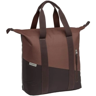 Abbildung von Fahrradshopper New Looxs Kota 24 Liter 45 X 18 36 Cm Burgunder/rost