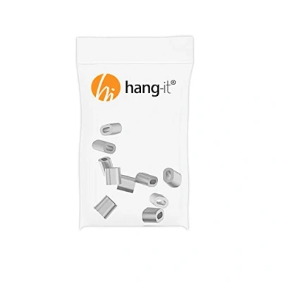 Abbildung von hang it 10 x Pressöse für 1,5 mm Ø Perlonseile oder Stahlseile