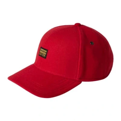 Abbildung von G STAR RAW Men&#039;s Accessories Originals Baseball Cap, Rot (dk flame D03219 D420 8050), PC