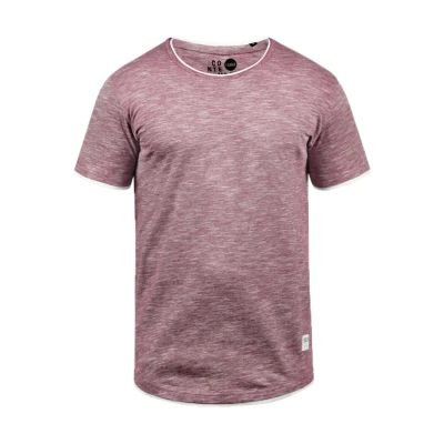 Abbildung von Solid Sdrigos Tshirt basic, Herren, Größe: Medium, Wine red