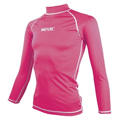 Abbildung von Seac T Sun Long Kid, schützendes Rash Guard Tauchshirt für Kinder zum Schnorcheln und Schwimmen mit Sonnenschutz