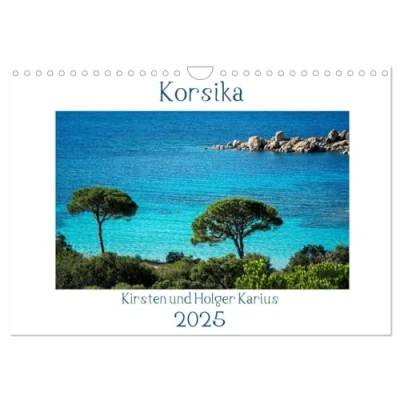 Abbildung von Korsika 2025 (Wandkalender DIN A4 quer), CALVENDO Monatskalender: Wilde Schönheit