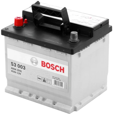 Abbildung von BOSCH S3 0 092 S30 030 Batterie 12V 45Ah 400A B13 FIAT: 124 Sport Spider, SEAT: Marbella Schrägheck, CHEVROLET: Kalos Schrägheck