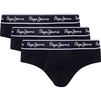 Abbildung von Pepe Jeans 3 PACK Slip, Herren, Größe: Small, Black