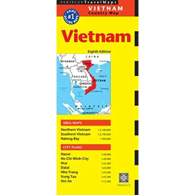Abbildung von Vietnam Travel Map Eighth Edition (Periplus Maps Country Map)
