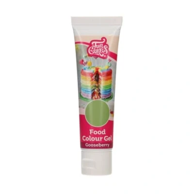 Abbildung von FunCakes Food Colour Gel Stachelbeere: Hochkonzentrierte Lebensmittelfarbe für Teig, Creme, Fondant, Marzipan. Einfache Dosierung. Einzelne Tropfen, um lebendige Farben zu erzeugen. Halal. 30 g.