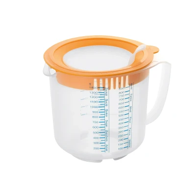 Abbildung von Dr. Oetker Messbecher Rührbecher 1,4l Grau (1802) Spritzschutz