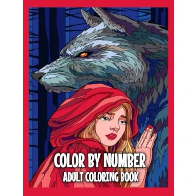 Abbildung von color by number adult Coloring book: Relaxing and Unwind with Beautiful Numbered Pages