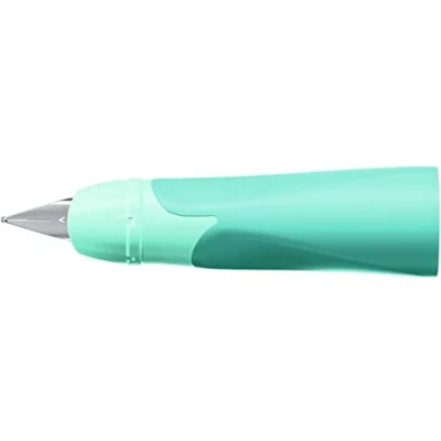 Abbildung von Rechtshänder Griffstück für ergonomischen Schulfüller mit Anfänger Feder A STABILO EASYbirdy Pastel in aqua grün/mint
