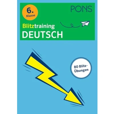 Abbildung von PONS Blitztraining Deutsch 6. Klasse: Blitzschnell kapiert Der Übungsblock für zwischendurch