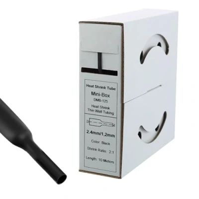 Abbildung von Offgridtec 10m Schrumpfschlauch 2,4mm &gt; 1,2mm schwarz