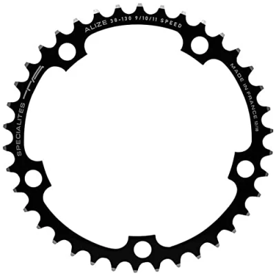 Abbildung von Spécialités TA Alize 130 PCD, 9/10 Gang Kettenblatt, Schwarz, 40T Inner