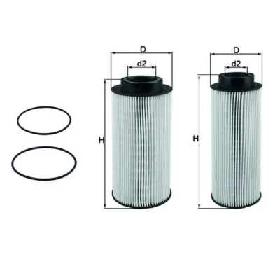 Abbildung von MAHLE ORIGINAL KX 439KIT Kraftstofffilter Filtereinsatz SCANIA: P,G,R,T series