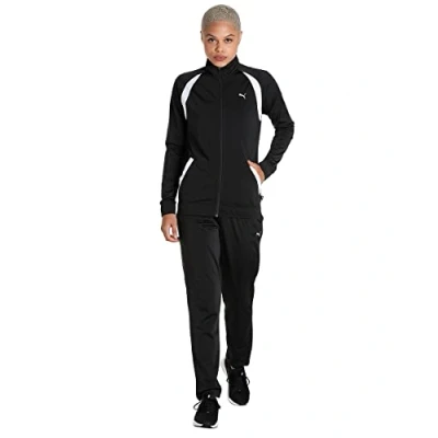 Abbildung von Puma Classic Tricot SUIT Trainingsanzug, Damen, Größe: Small, black