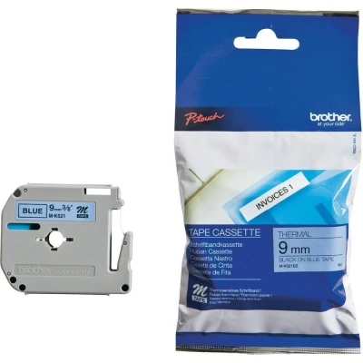 Abbildung von Brother M K521 (9 mm) Schwarz bis blau Tape