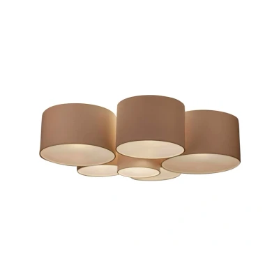 Abbildung von Euluna Lodge Deckenleuchte, 6 flg., beige