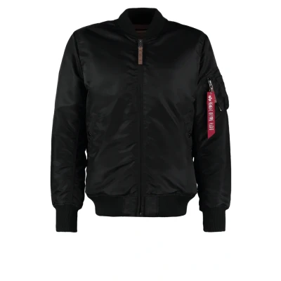 Abbildung von Alpha Industries MA1 VF 59 LONG Bomberjacke, Herren, Größe: Small, Black