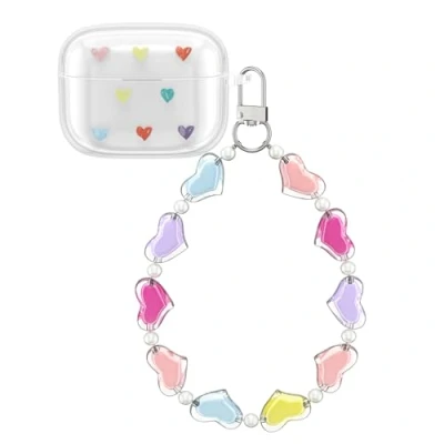 Abbildung von kwmobile Hülle kompatibel mit Sony LinkBuds S Case Schlaufe TPU Silikon Schutzhülle Cover Kopfhörer Transparent Mehrfarbig
