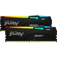 Abbildung von Kingston FURY Beast Schwarz RGB EXPO 16GB (2x8GB) 6000MT/s DDR5 CL36 DIMM Desktop Gaming Speicher Kit mit 2 KF560C36BBEAK2 16