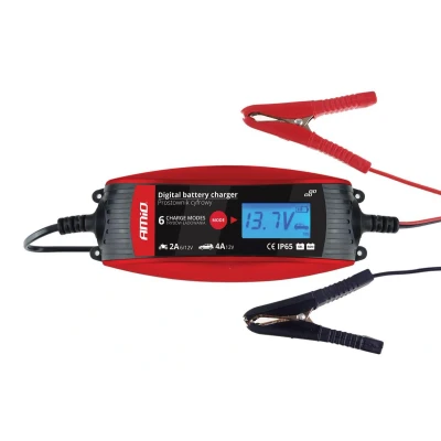 Abbildung von AMiO DBC 4A 02088 Batterieladegerät tragbar 4 2 6, 12 1.2 120