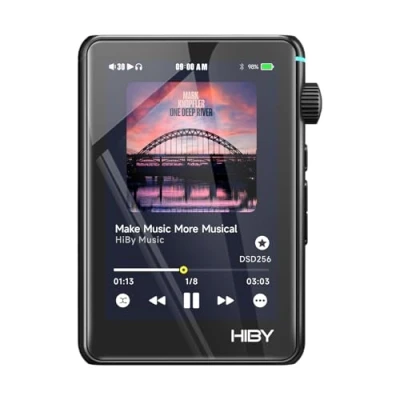 Abbildung von HiBy R3 II MP3 Player mit Bluetooth 5.1 MQA DSD PCM unterstützt Tidal Qobuz Hi Res Audio 4,4 mmBAL 2 TB erweiterter Speicher (Version 2025)
